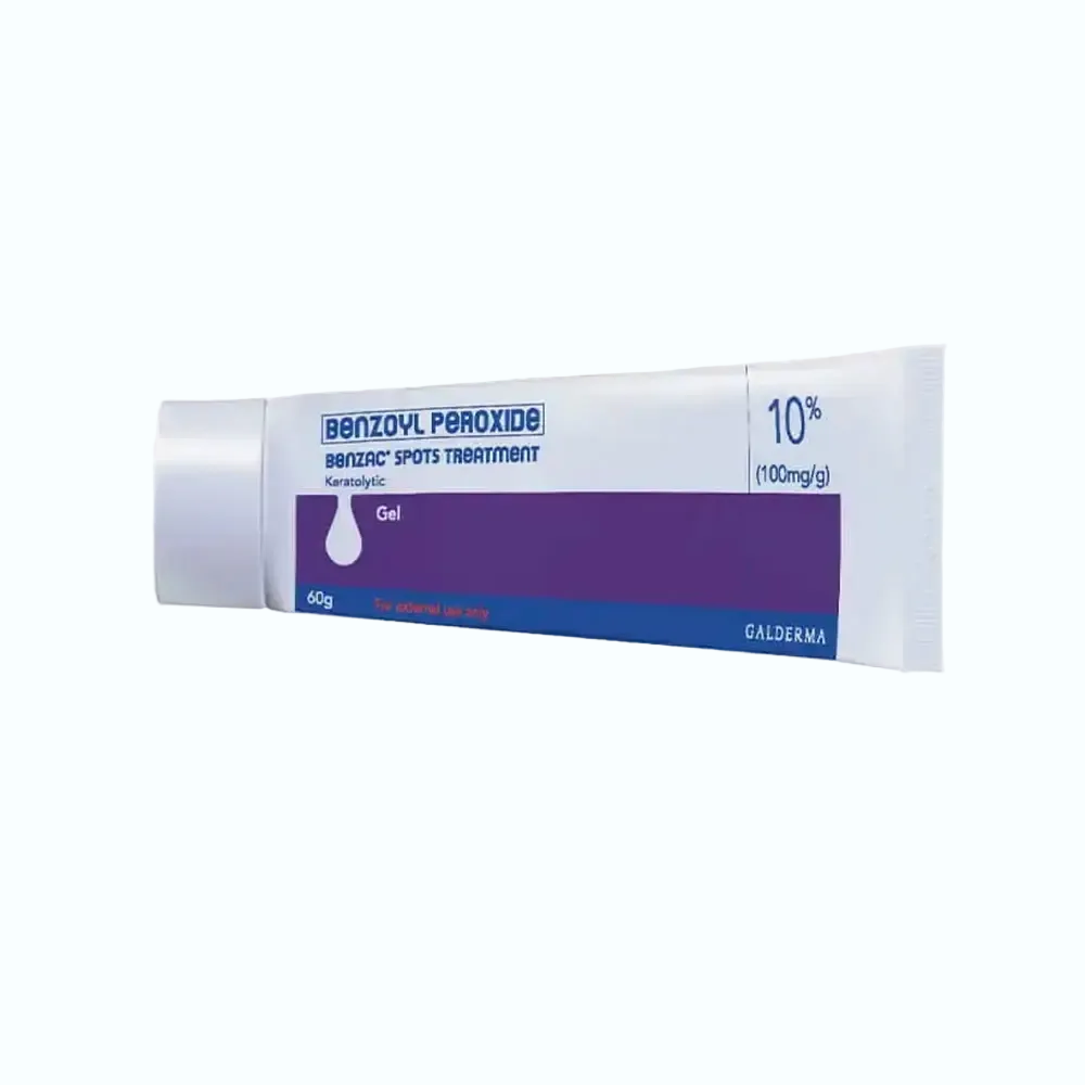 Benzac Spot Treatment Gel 10% with benzoyl peroxide for acne and blemishes