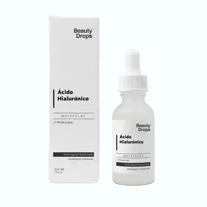 Beauty Drops Hyaluronic Acid Serum for deep hydration and plumping dry skin