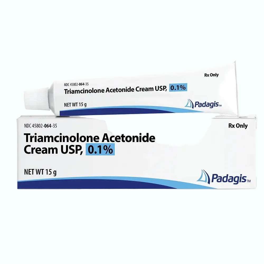 Padagis Triamcinolone Acetonide Cream 0.1% prescription corticosteroid for eczema and dermatitis