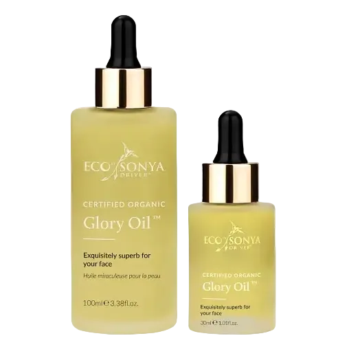 Eco Tan Glory Oil organic cold pressed face oil for scars, fine lines and radiant skin
