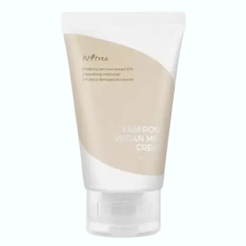 ISNTREE Yam Root Vegan Milk Cream for hydration and skin barrier strengthening