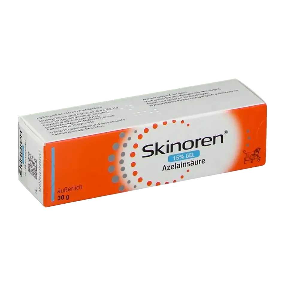 Bayer Skinoren 15% Azelaic Acid Gel for acne treatment and skin brightening
