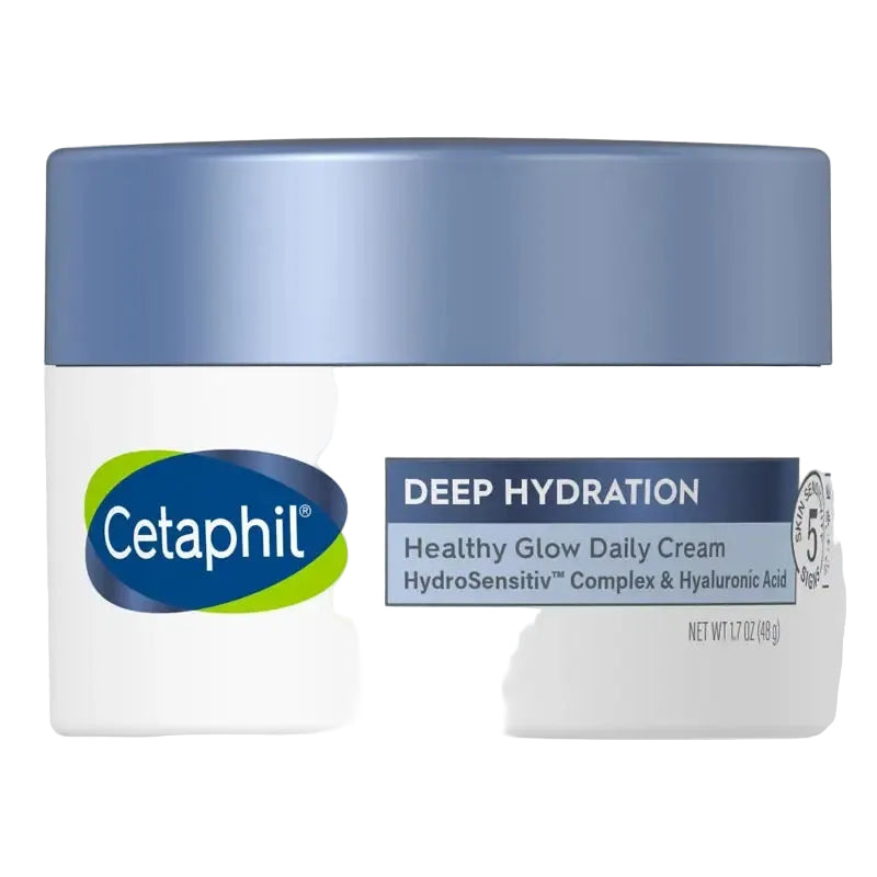 Cetaphil Deep Hydration Healthy Glow Daily Face Cream for sensitive skin hydration and glow