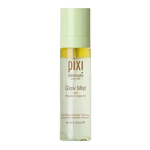 Pixi Beauty Glow Mist hydrating face mist with 21 natural oils for radiant dewy skin