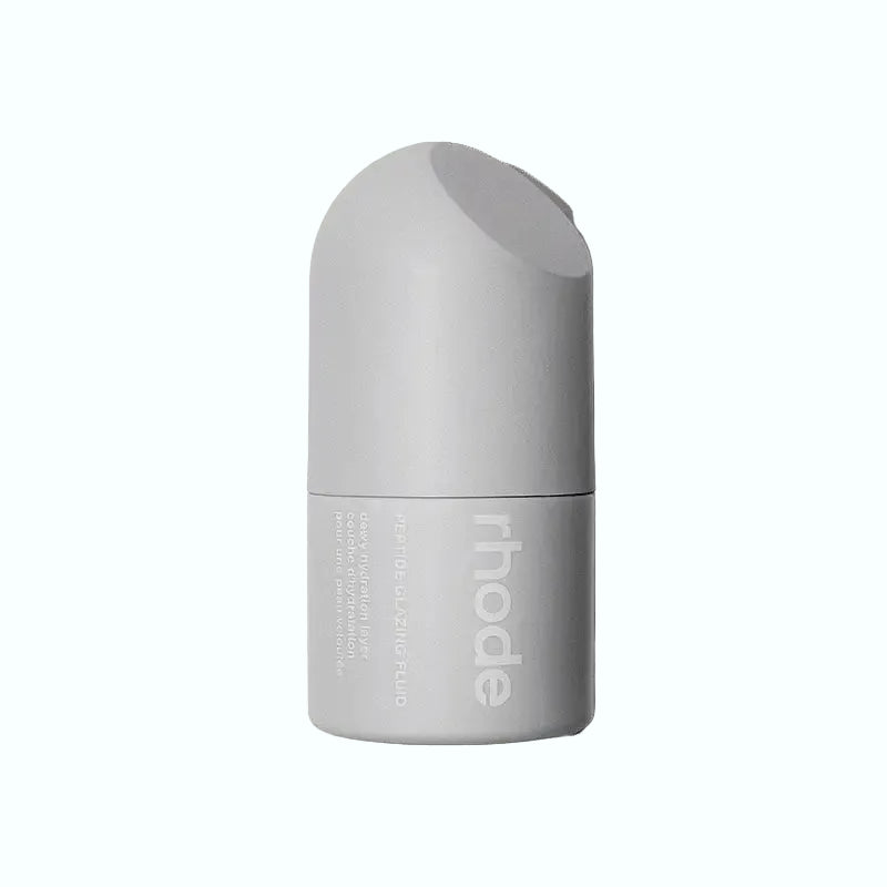 rhode Peptide Glazing Fluid with niacinamide and peptides for dewy glazed skin hydration and brightening