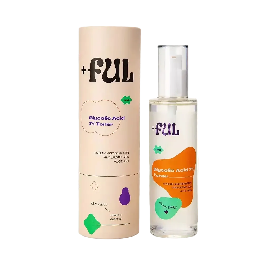 +ful Glycolic Acid 7% Toner for exfoliation, brightening and clearer skin
