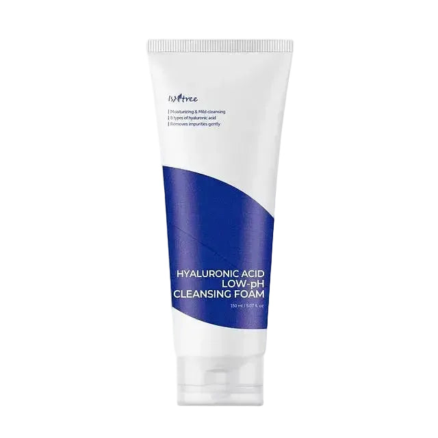 Isntree Hyaluronic Acid Low pH Cleansing Foam for gentle hydrating cleanse and pH balance