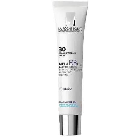 La Roche-Posay Mela B3 UV SPF 30 sunscreen with Melasyl and niacinamide for dark spots