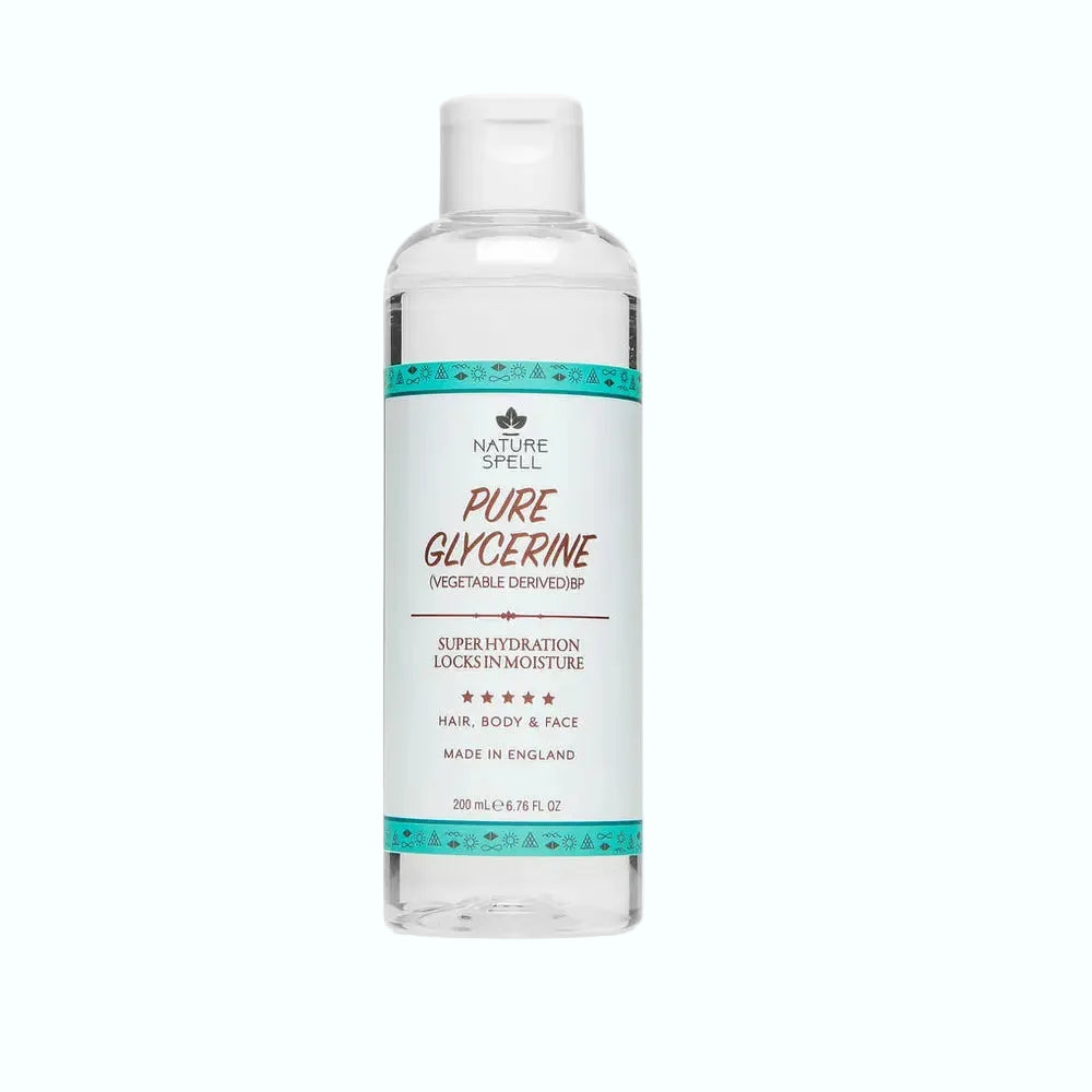 Nature Spell Pure Glycerin 100% vegetable derived for face, hair and body hydration