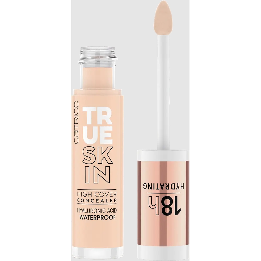 Catrie True Skin High Cover Waterproof Concealer for normal to dry skin with hyaluronic acid