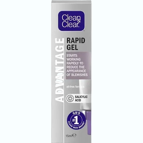 Clean & Clear Advantage Acne Spot Treatment with 2% salicylic acid for fast acne relief and blemish control