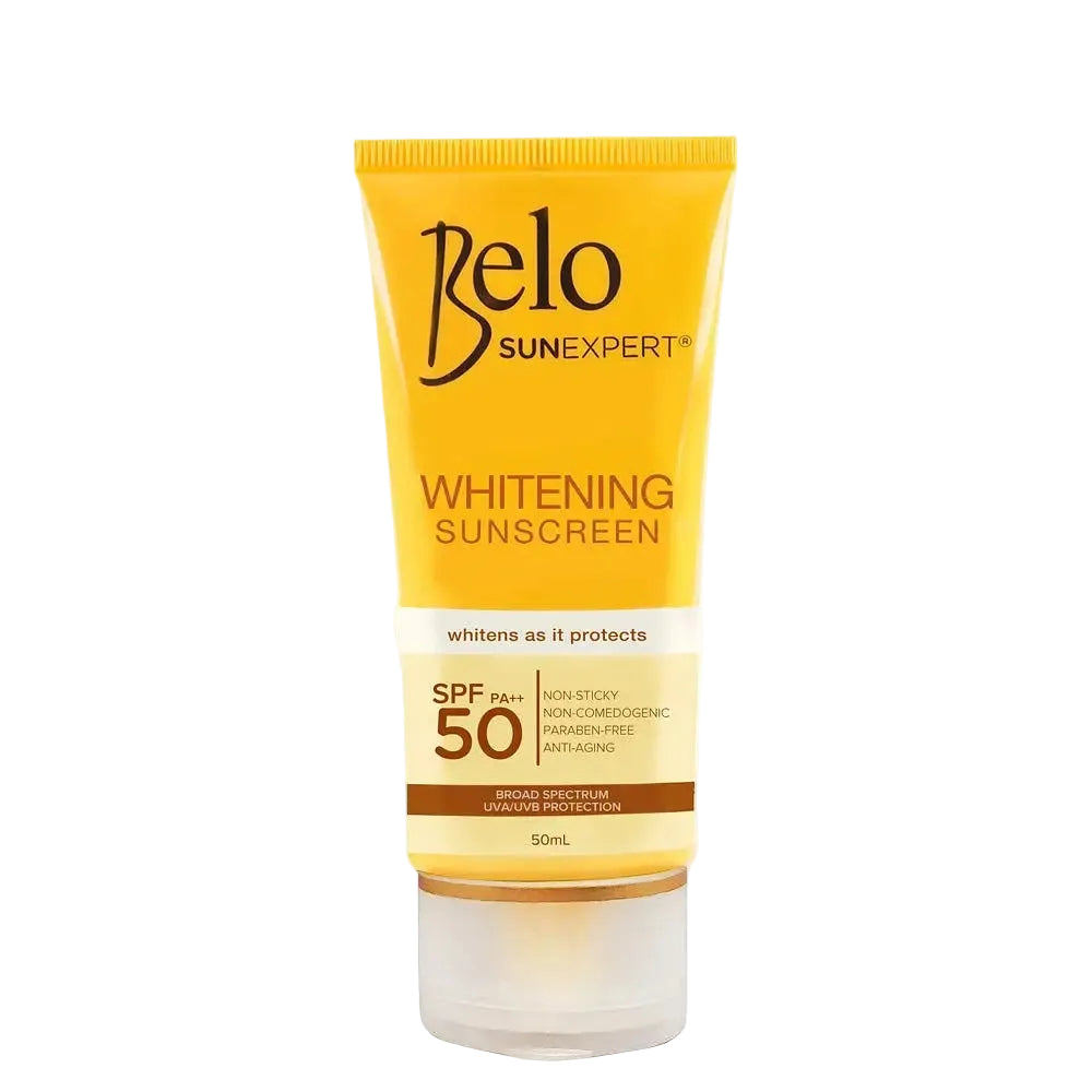 Belo SunExpert Whitening Sunscreen SPF50 for brightening and broad-spectrum UV protection