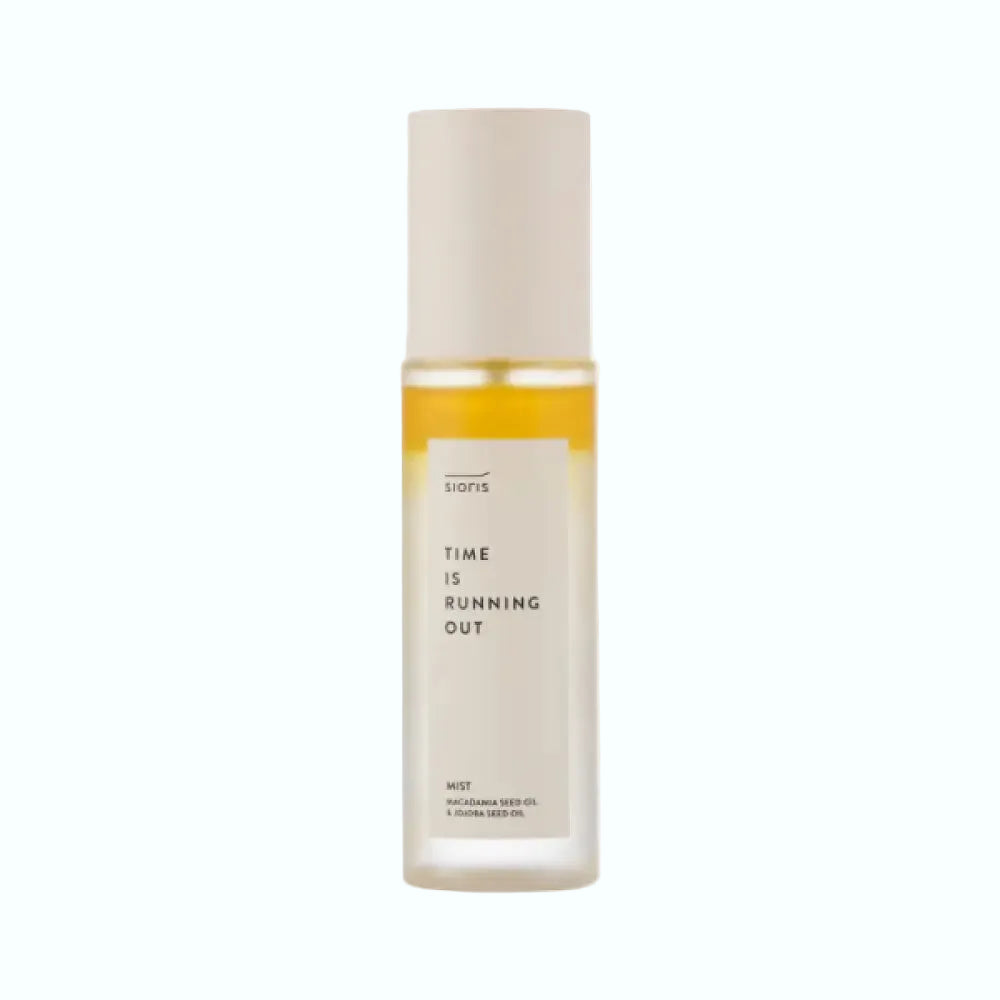 Sioris Time Is Running Out Mist organic hydrating face mist with yuzu and centella for all skin types