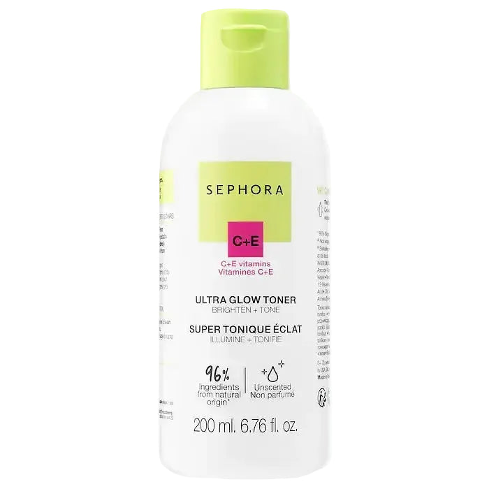 Sephora Collection Ultra Glow Toner with Vitamins C + E for brightening and radiant, even-toned skin