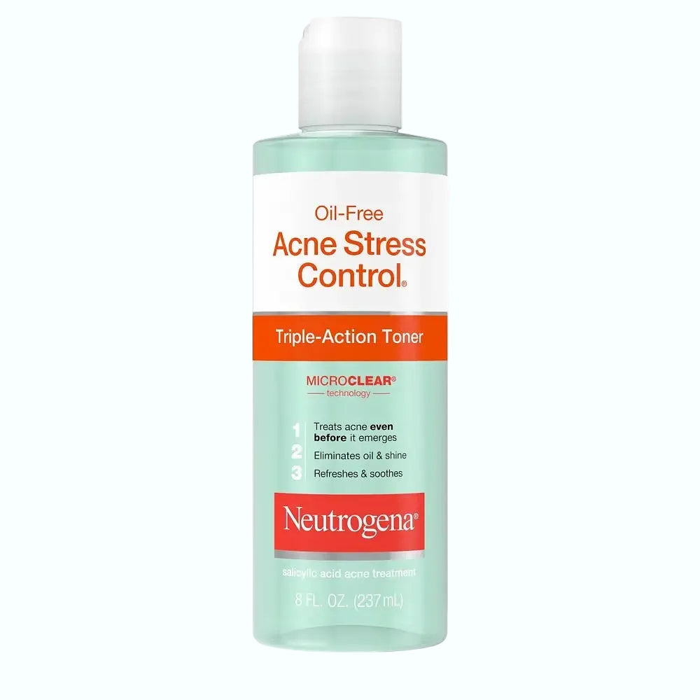 Neutrogena Oil-Free Acne Stress Control Triple-Action Toner with salicylic acid for acne-prone skin