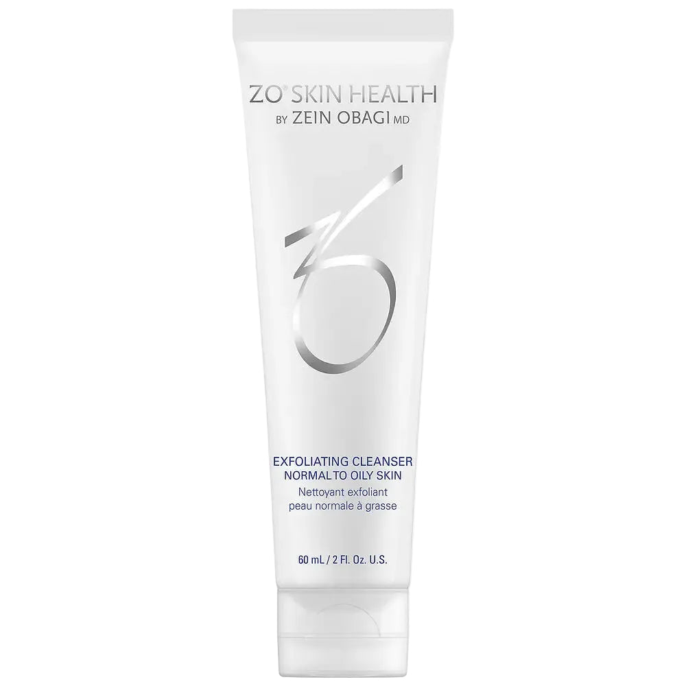 ZO Skin Health Exfoliating Cleanser with salicylic acid for oily acne-prone skin and pore care