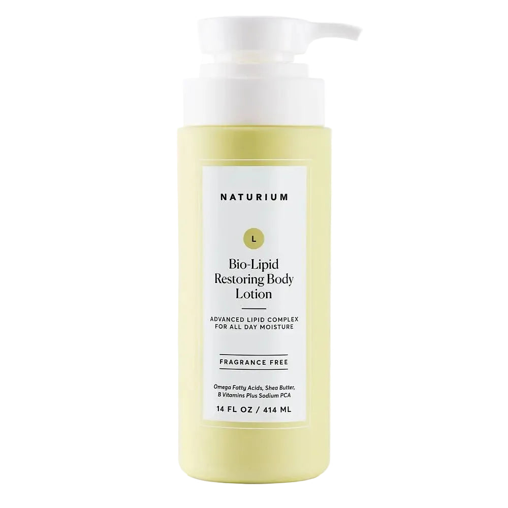 Naturium Bio-Lipid Restoring Body Lotion with shea butter and niacinamide for soft, supple skin