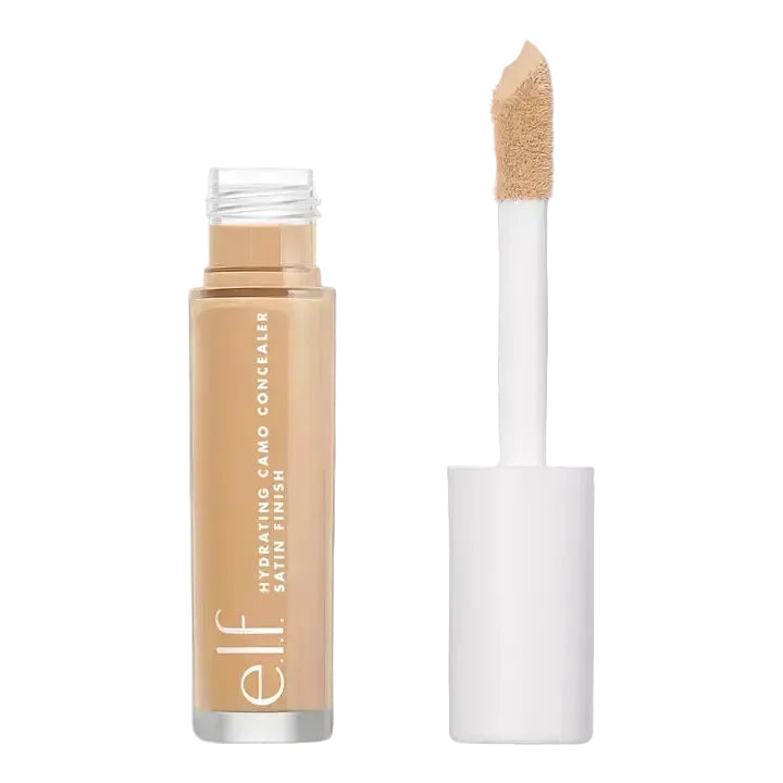 e.l.f. cosmetics Hydrating Camo Concealer full coverage satin finish for dry and sensitive skin