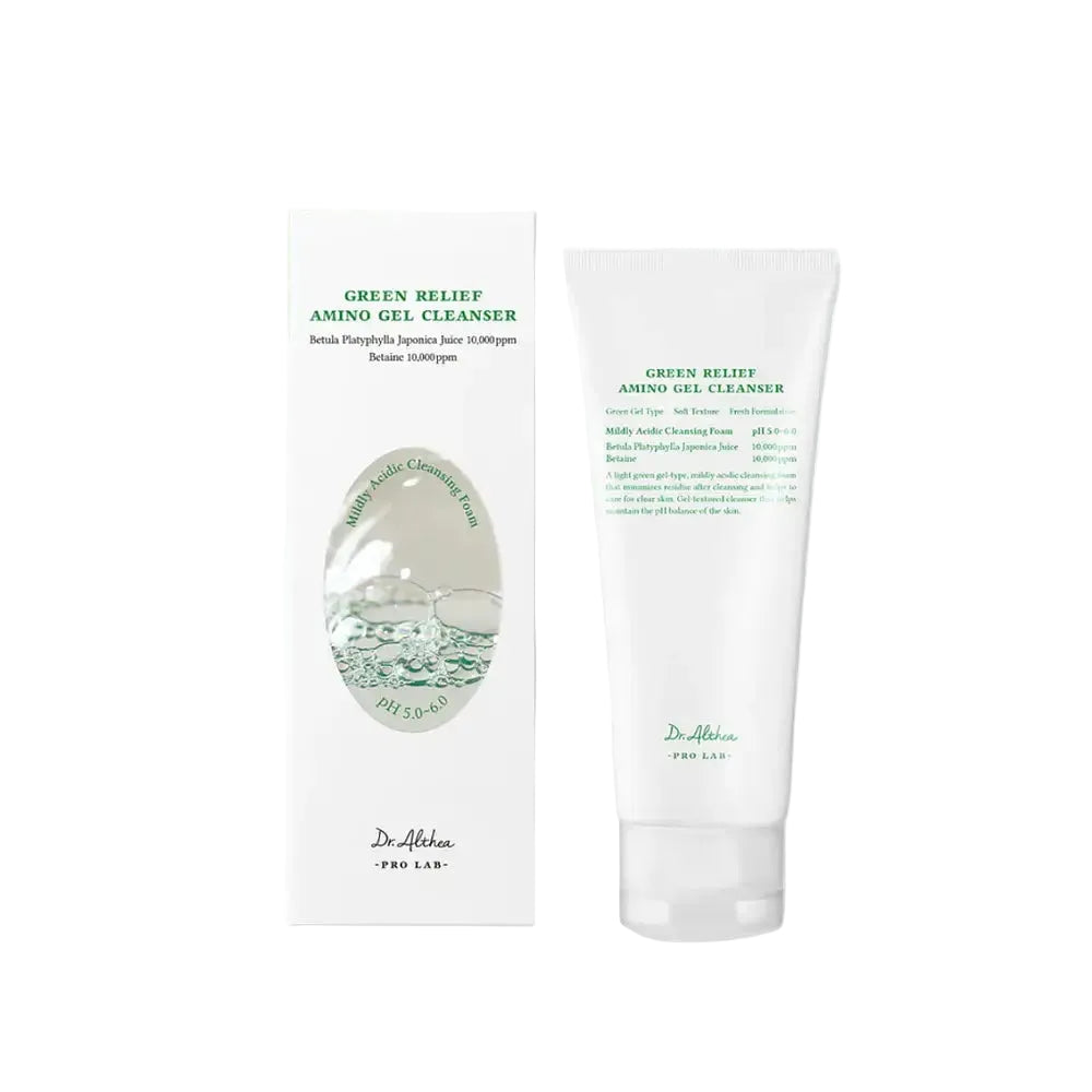 Dr. Althea Green Relief Amino Gel Cleanser low-pH hydrating face wash for sensitive and acne-prone skin