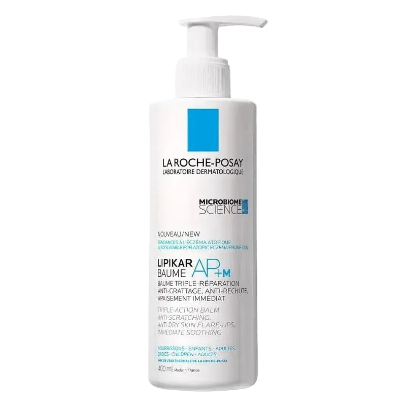 La Roche-Posay Lipikar Baume AP+M triple repair body balm for dry, eczema-prone sensitive skin