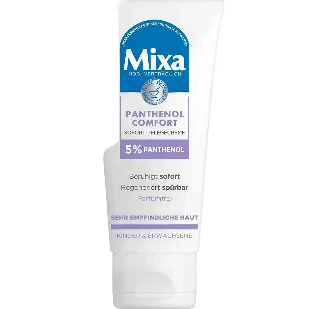 Mixa Panthenol Comfort Immediate Care Cream for sensitive skin soothing and barrier repair