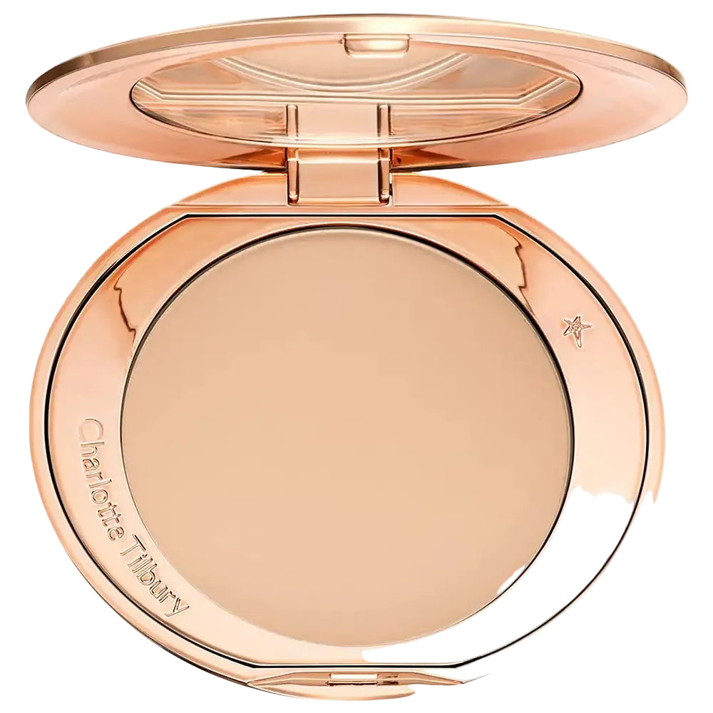Charlotte Tilbury Airbrush Flawless Finish Setting Powder for blurring pores and mattifying shine