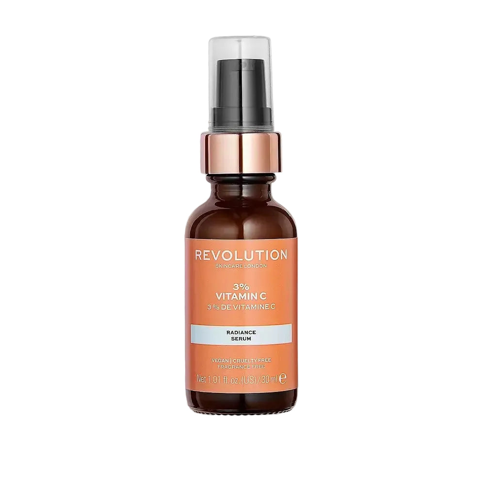 Revolution Beauty Vitamin C 3% Glow Serum for brightening and radiance with ascorbic acid