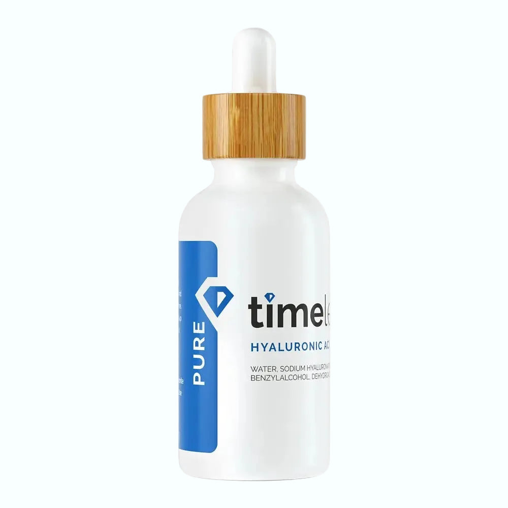 Timeless Skin Care Hyaluronic Acid 100% Pure Serum for hydration and moisture retention