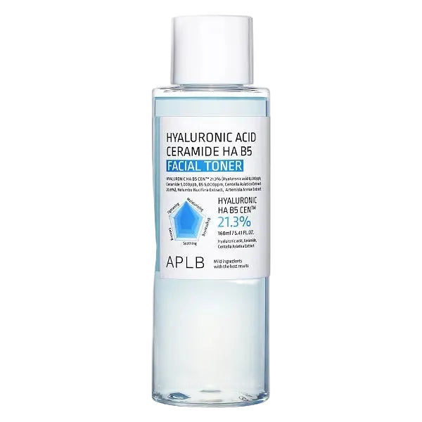 APLB Hyaluronic Acid Ceramide HA B5 Facial Toner for hydration and sensitive skin barrier repair