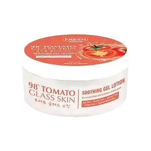 Fresh Skinlab Tomato Glass Skin Soothing Gel Lotion for brightening and hydrating glowing skin