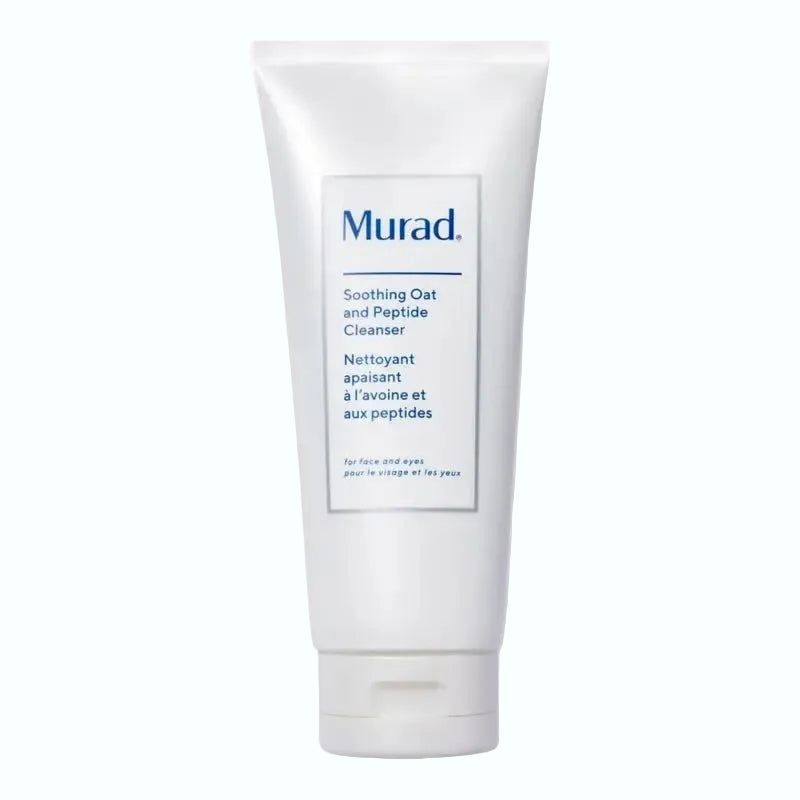 Murad Soothing Oat and Peptide Cleanser for sensitive skin hydration and calming