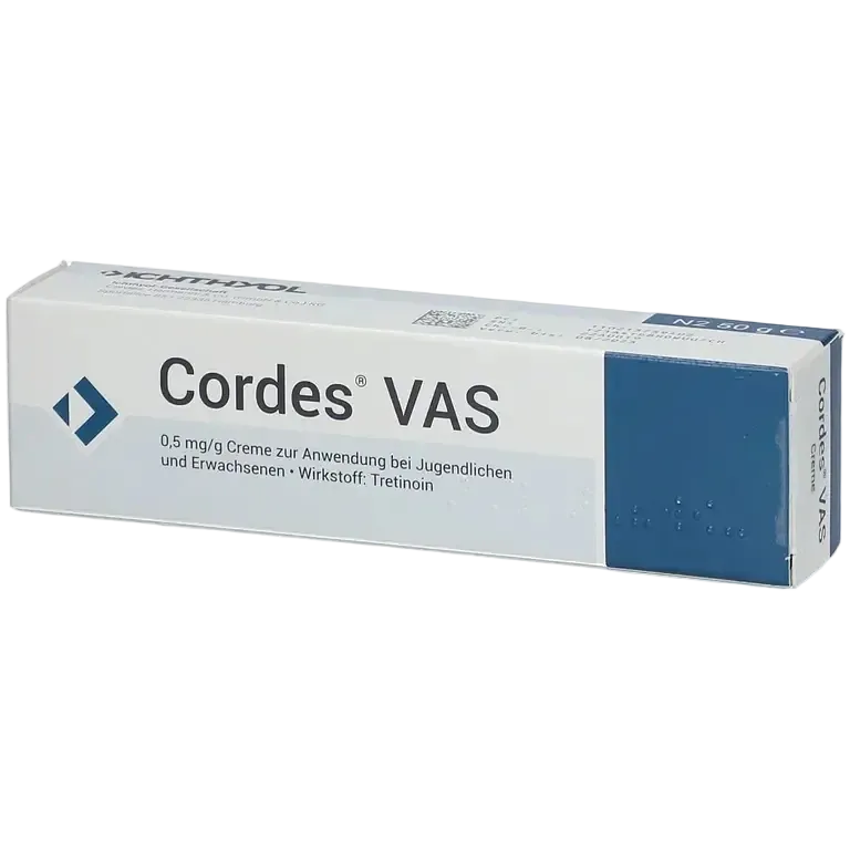 Ichthyol Cordes VAS Tretinoin Creme prescription acne treatment with vitamin A and AHA