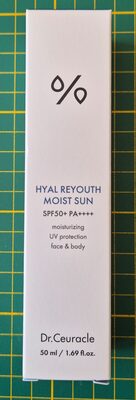 Dr. Ceuracle Hyal Reyouth Moist Sun SPF50+ PA++++ moisturizing UV protection face & body