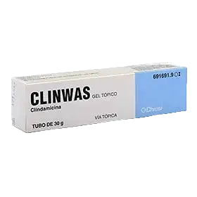 Chiesi Clinwas Gel Topico with Clindamycin 1% prescription acne treatment