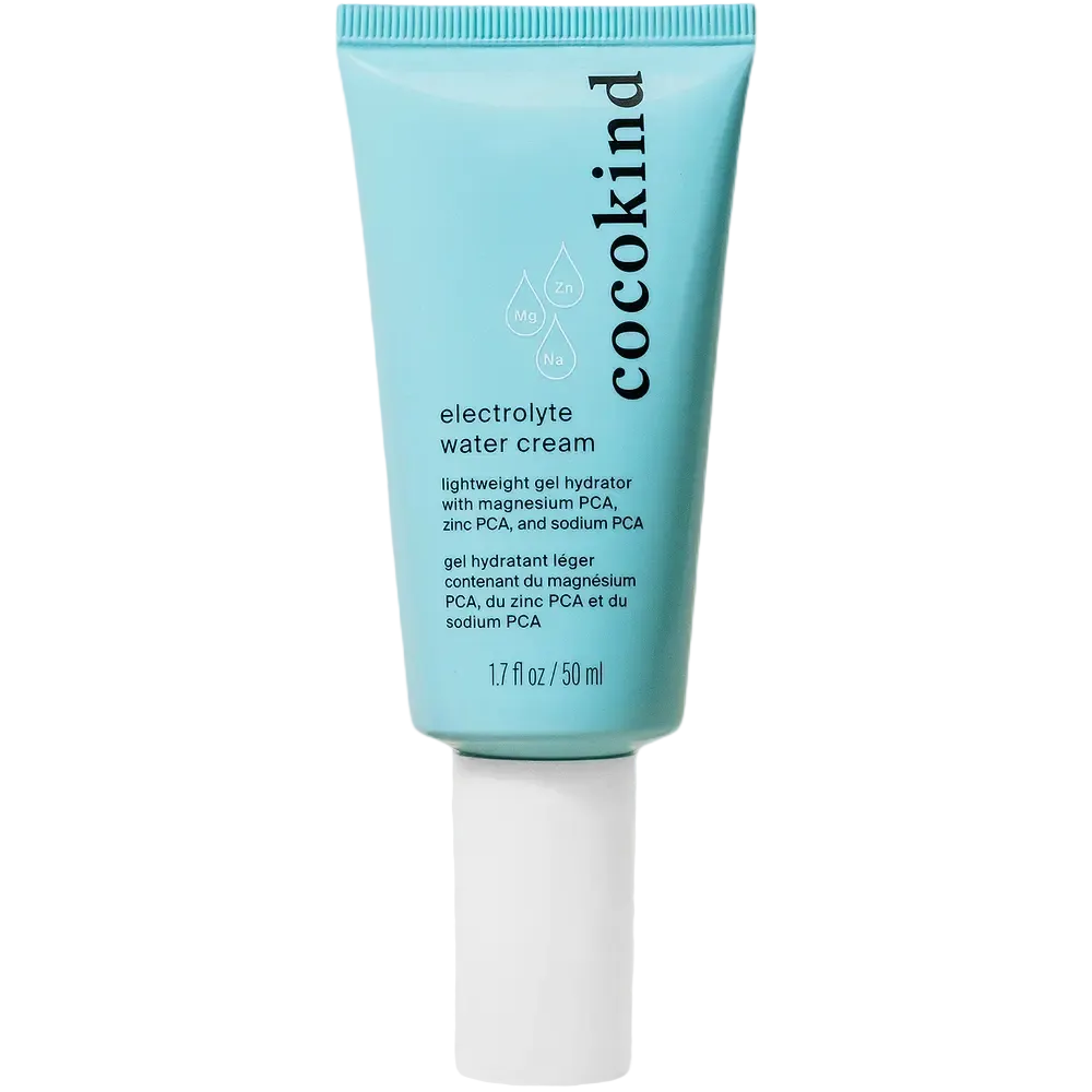 Cocokind Electrolyte Water Cream lightweight gel moisturizer for balanced hydration and calm skin