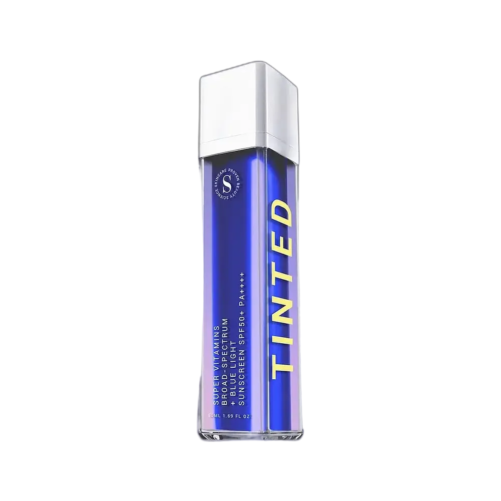 Skinmade Super Vitamins Broad-Spectrum Blue Light Sunscreen SPF50+ PA++++ tinted mineral sunscreen for daily protection