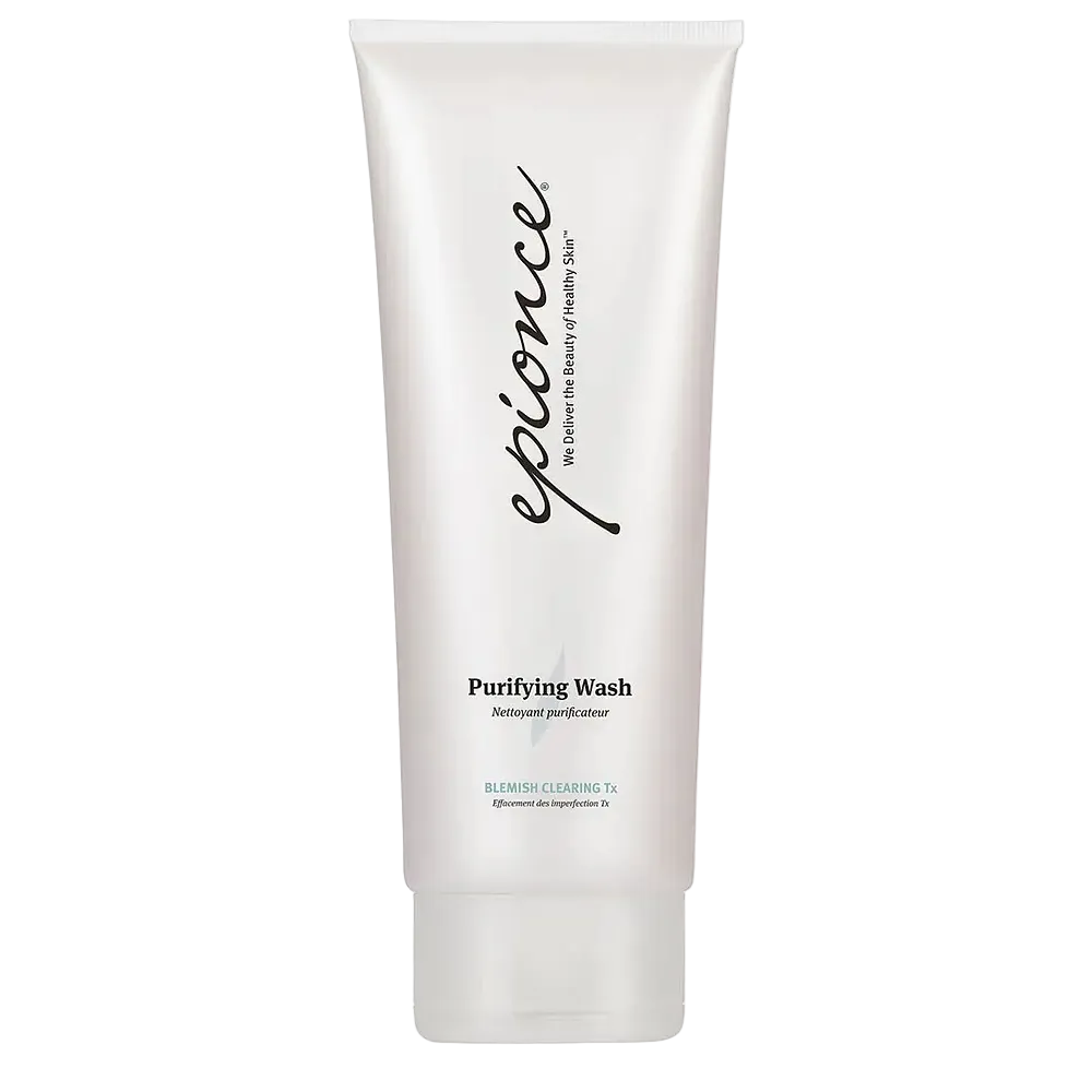Epionce Purifying Wash gel cleanser with salicylic acid for acne-prone and oily skin