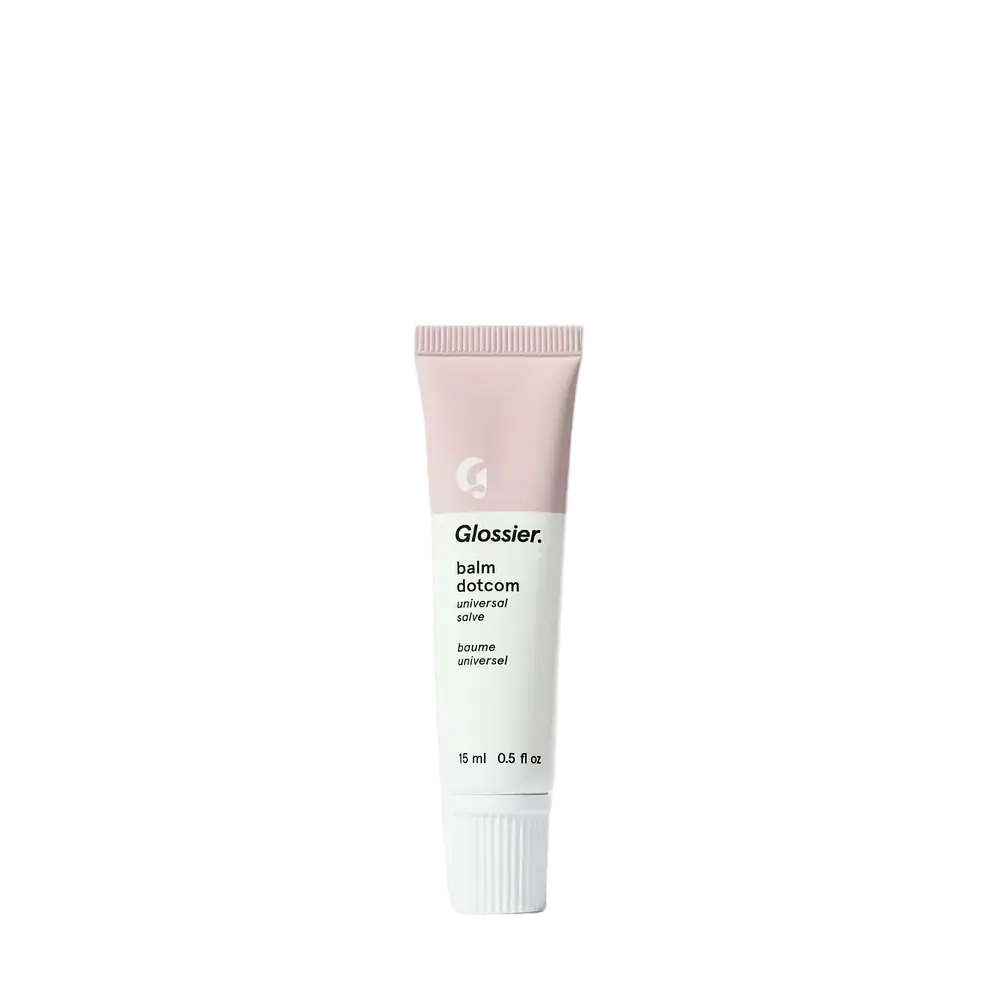 Glossier Balm Dotcom hydrating lip balm and skin salve with antioxidants and natural emollients