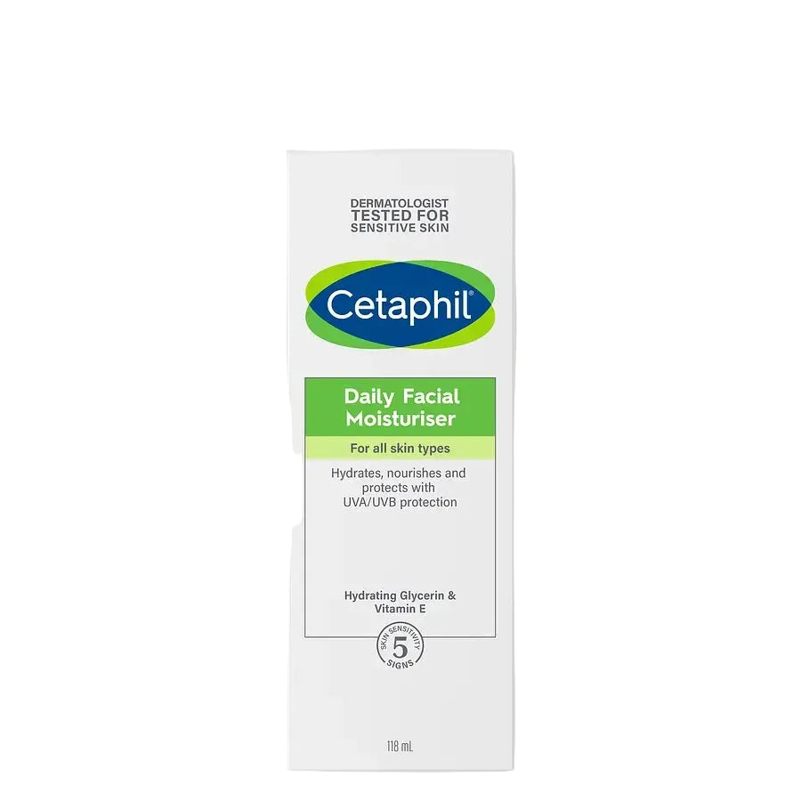 Cetaphil Daily Facial Moisturiser with SPF 15 for sensitive skin hydration and sun protection
