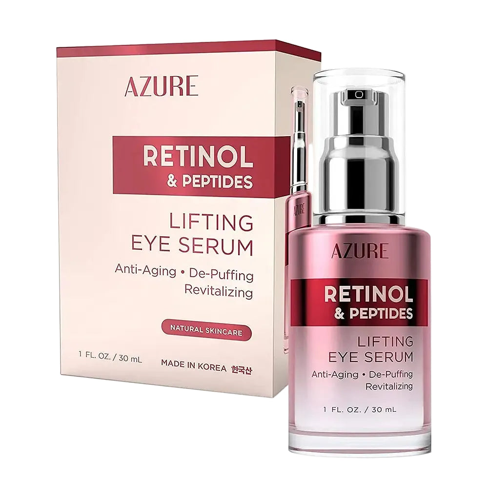 Azure Retinol + Peptide Lifting Eye Serum for anti-aging, dark circles and puffiness