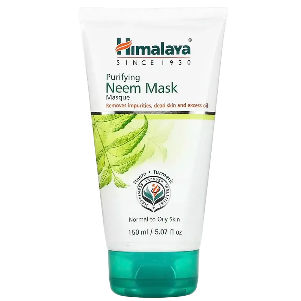 Himalaya Purifying Neem Mask with neem and turmeric for oily acne-prone skin