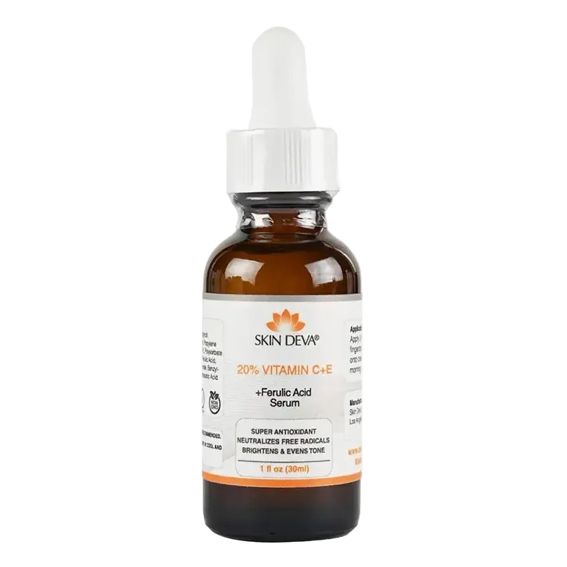 Skin Deva 20% Vitamin C + E + Ferulic Acid Serum forbrightening and anti-aging with antioxidant protection