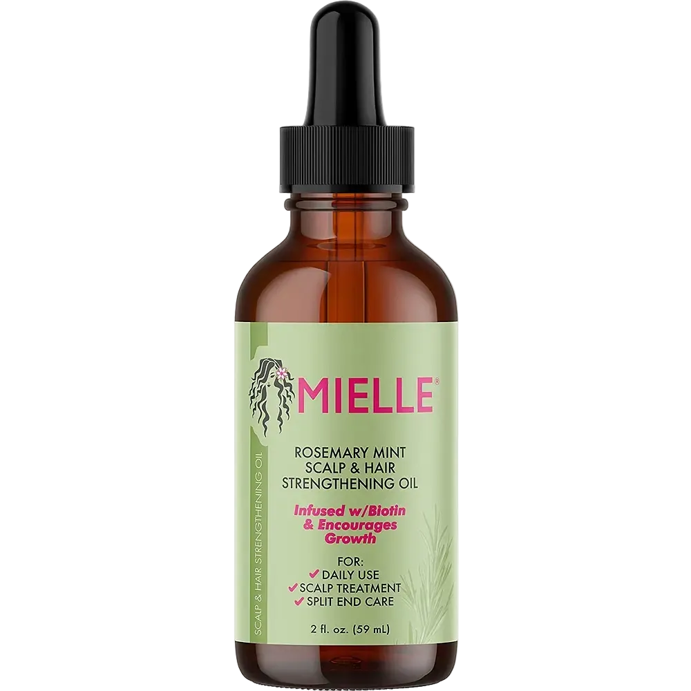 Mielle Organics Rosemary Mint Scalp & Hair Strengthening Oil for hair growth and dry scalp treatment