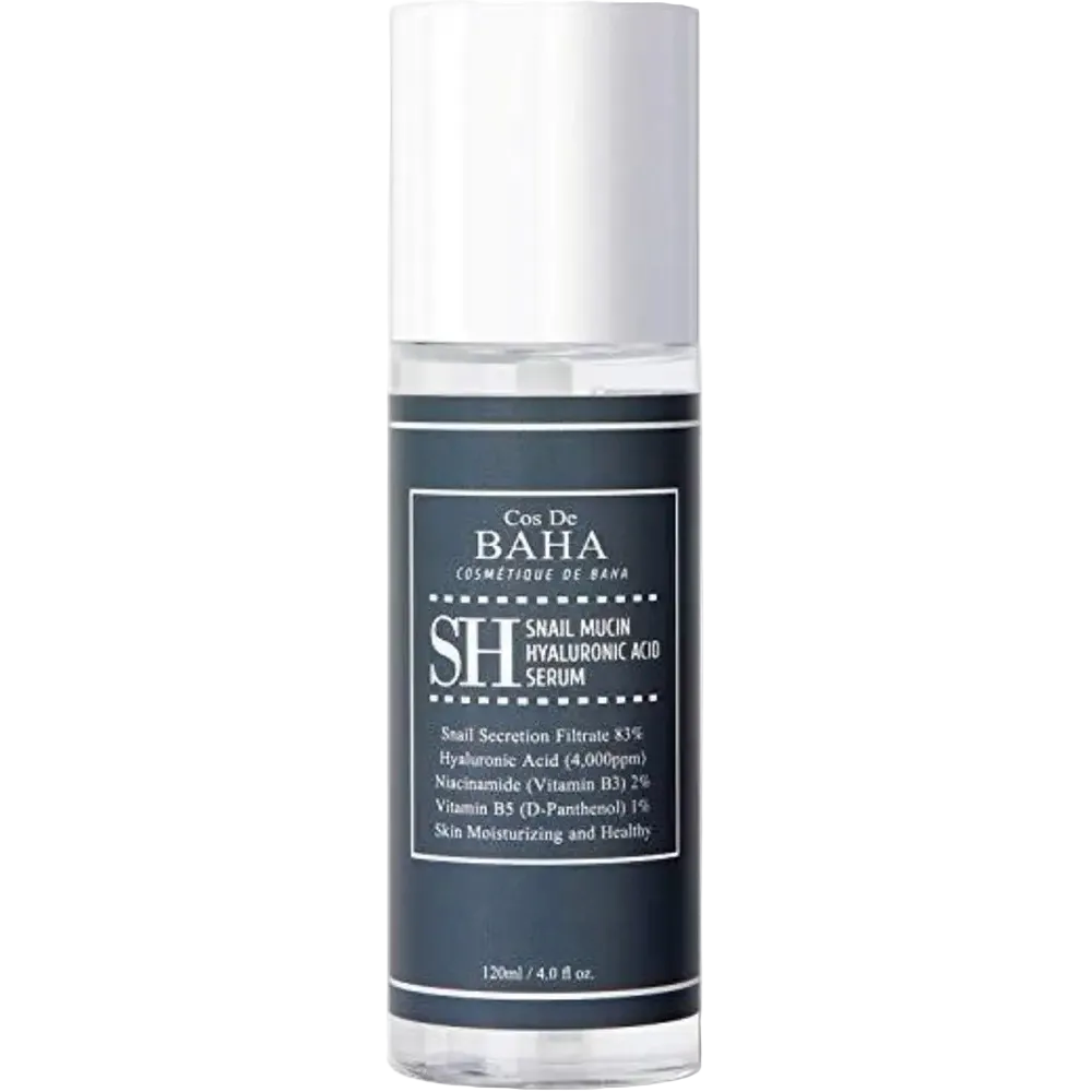 Cos De BAHA Snail Mucin Power Serum with Niacinamide for hydration and skin repair