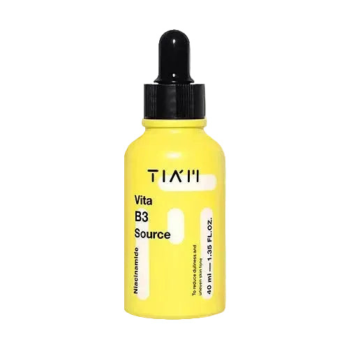 Tia’m Vita B3 Source brightening serum with 10% niacinamide and 2% arbutin for dark spots