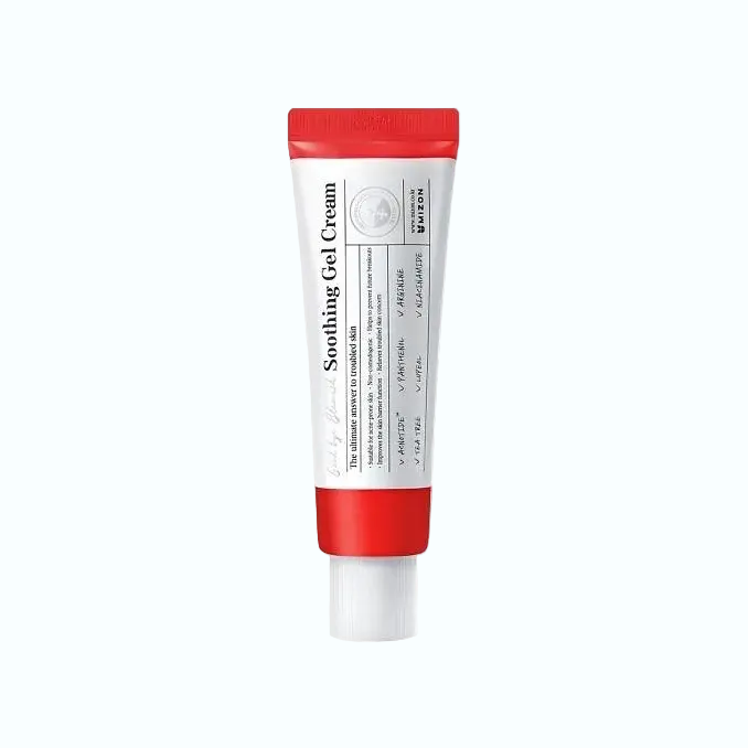 Mizon Good Bye Blemish Soothing Gel Cream for acne-prone and sensitive skin with niacinamide and tea tree