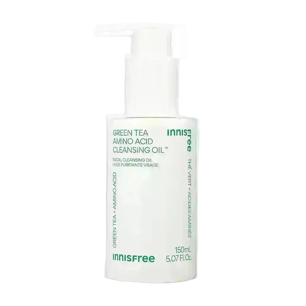 Innisfree Green Tea Cleansing Oil for gentle makeup removal and hydration with green tea extract