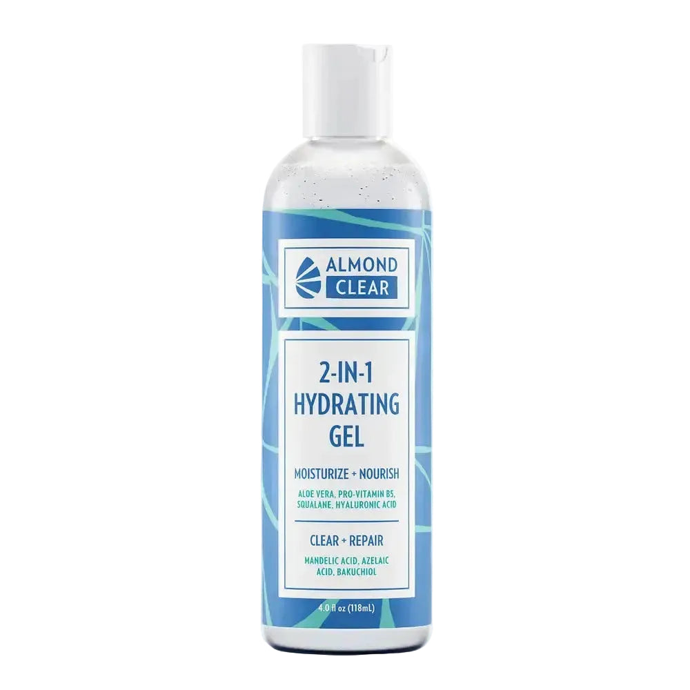 Almond Clear 2-in-1 Hydrating Gel ultra-lightweight moisturizer for oily acne-prone skin