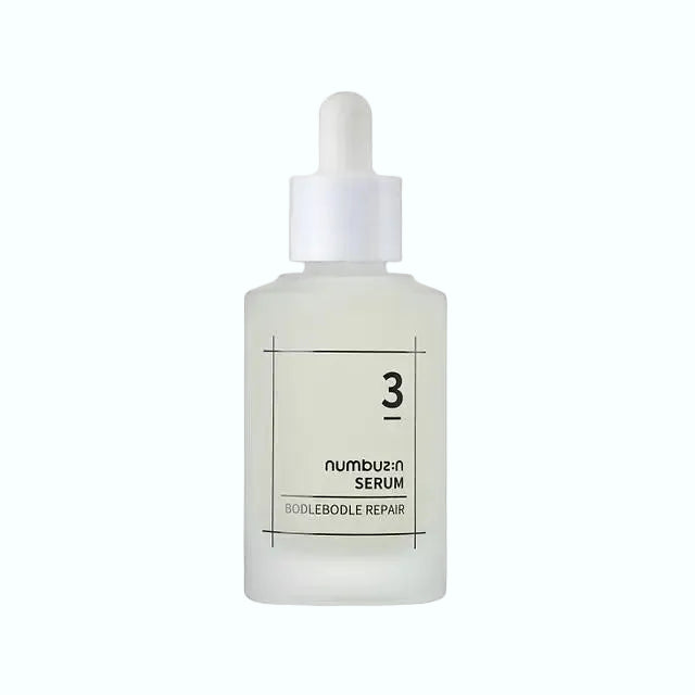 Numbuzin No.3 Skin Softening Serum with bifida and galactomyces for texture refinement and hydration