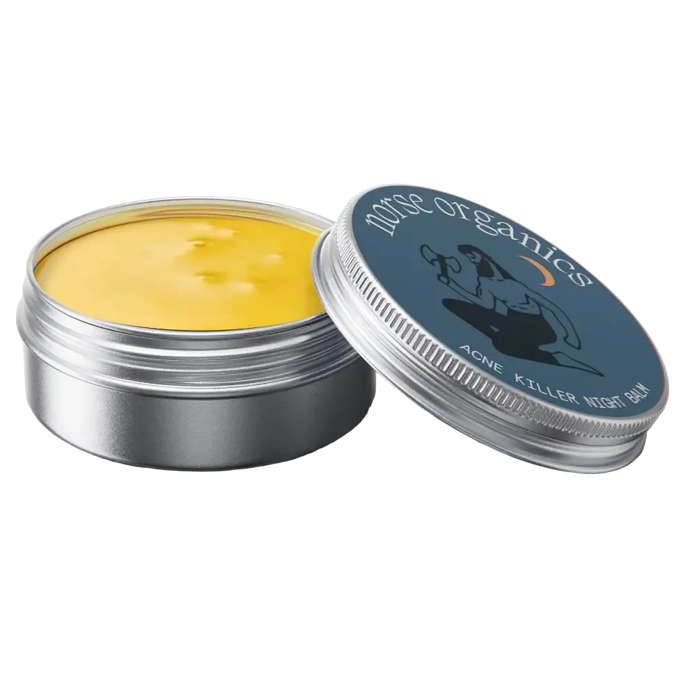Norse Organics Acne & Redness Killer natural balm for acne-prone skin and redness reduction